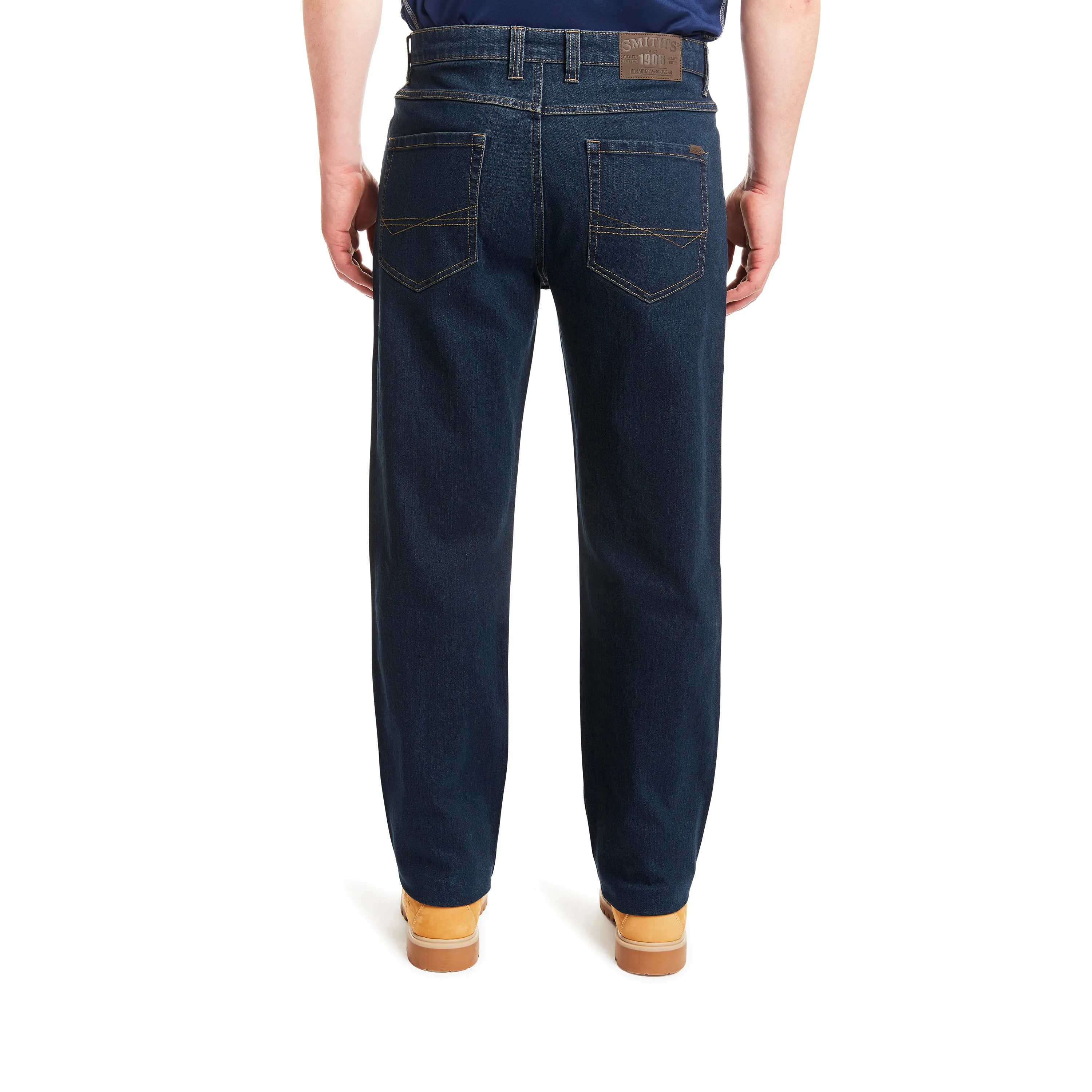 SMITH'S-STRETCH 5-POCKET WORK JEAN