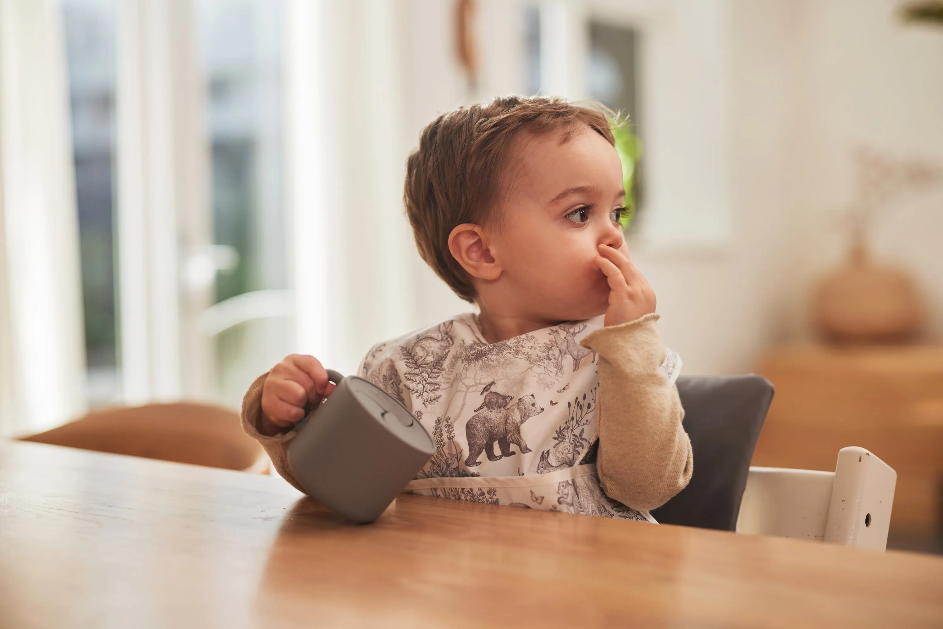 Snack Cup Silicone - Jeans Blue