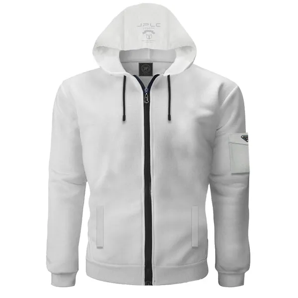 Sport Jacket with Hoodie and Sleeve Pocket