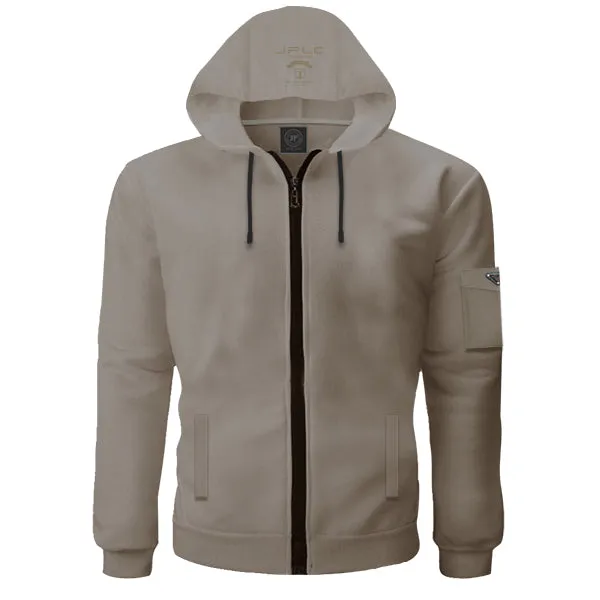 Sport Jacket with Hoodie and Sleeve Pocket