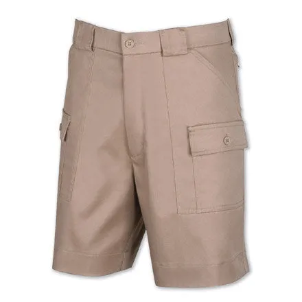 Sportif Mens Hatteras Stretch Cargo Short/Desert Tan