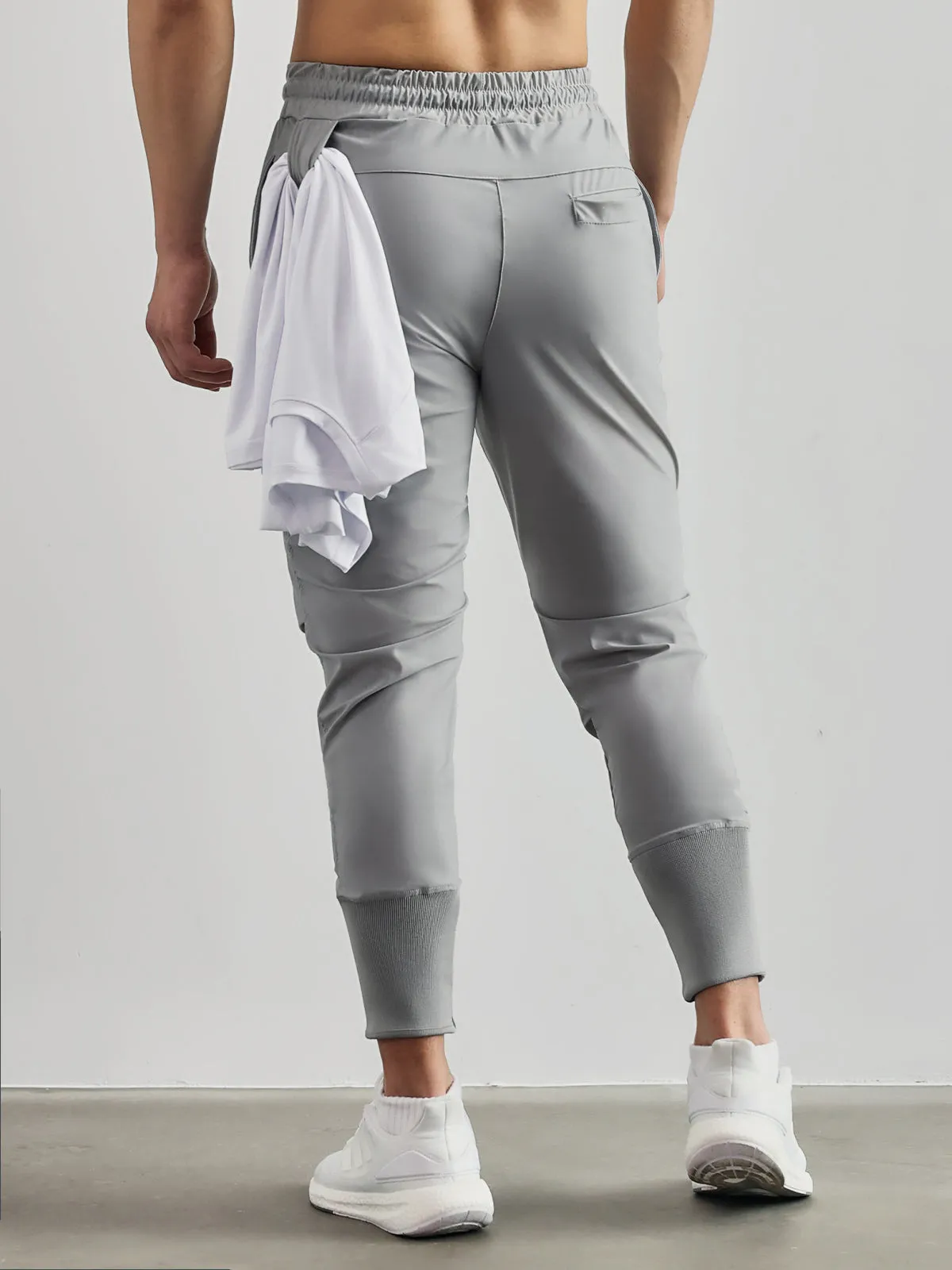 Stay Cool High Rib Cargo Jogger Athletic Pants