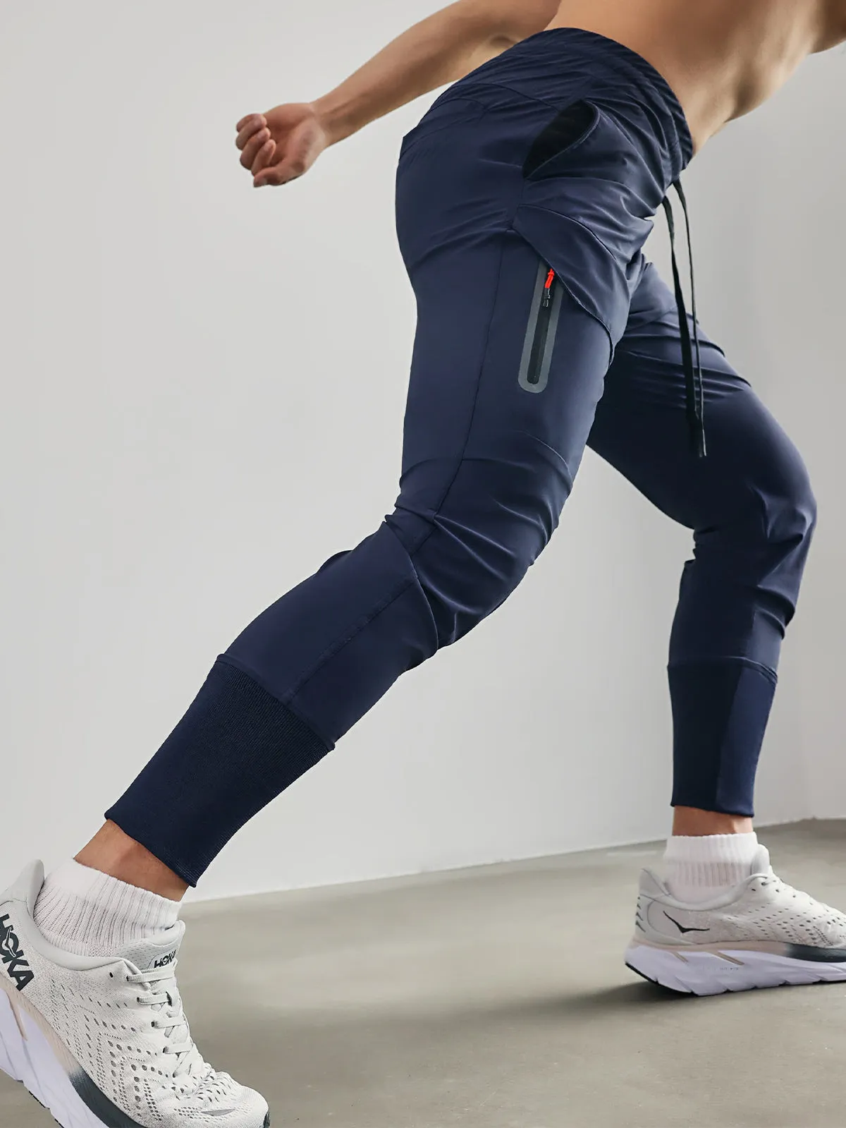 Stay Cool High Rib Cargo Jogger Athletic Pants