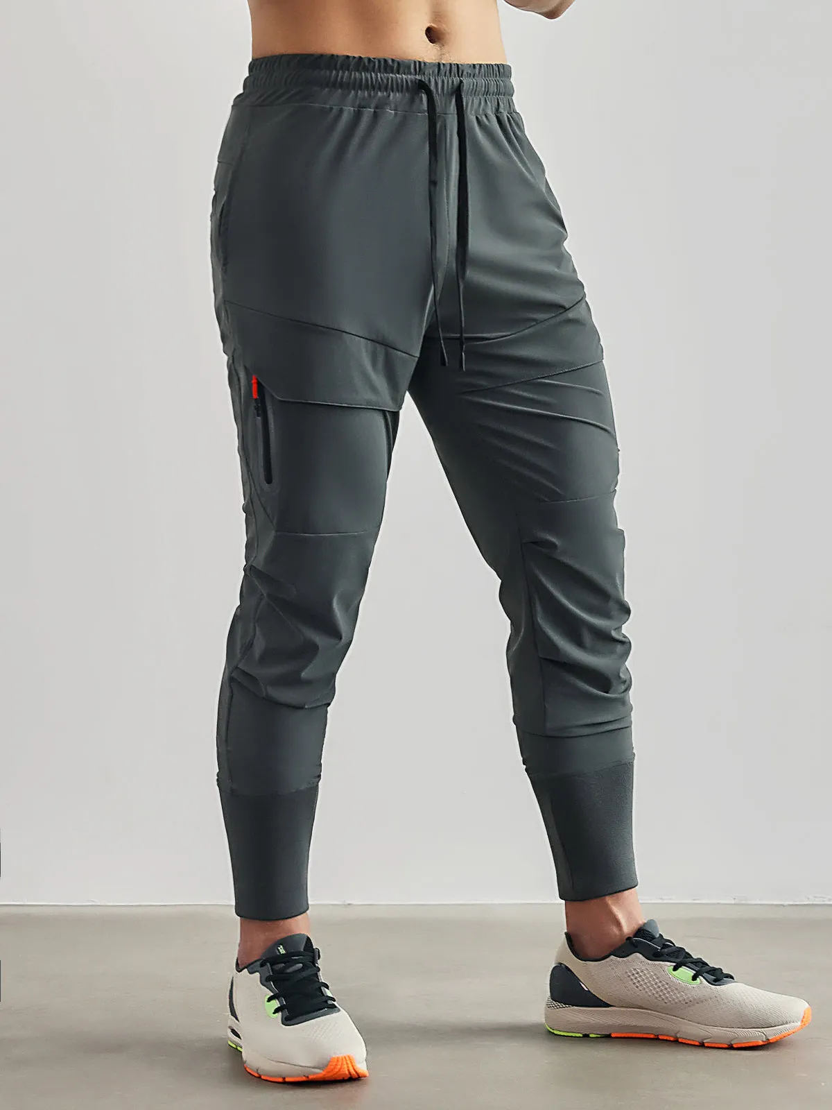 Stay Cool High Rib Cargo Jogger Athletic Pants