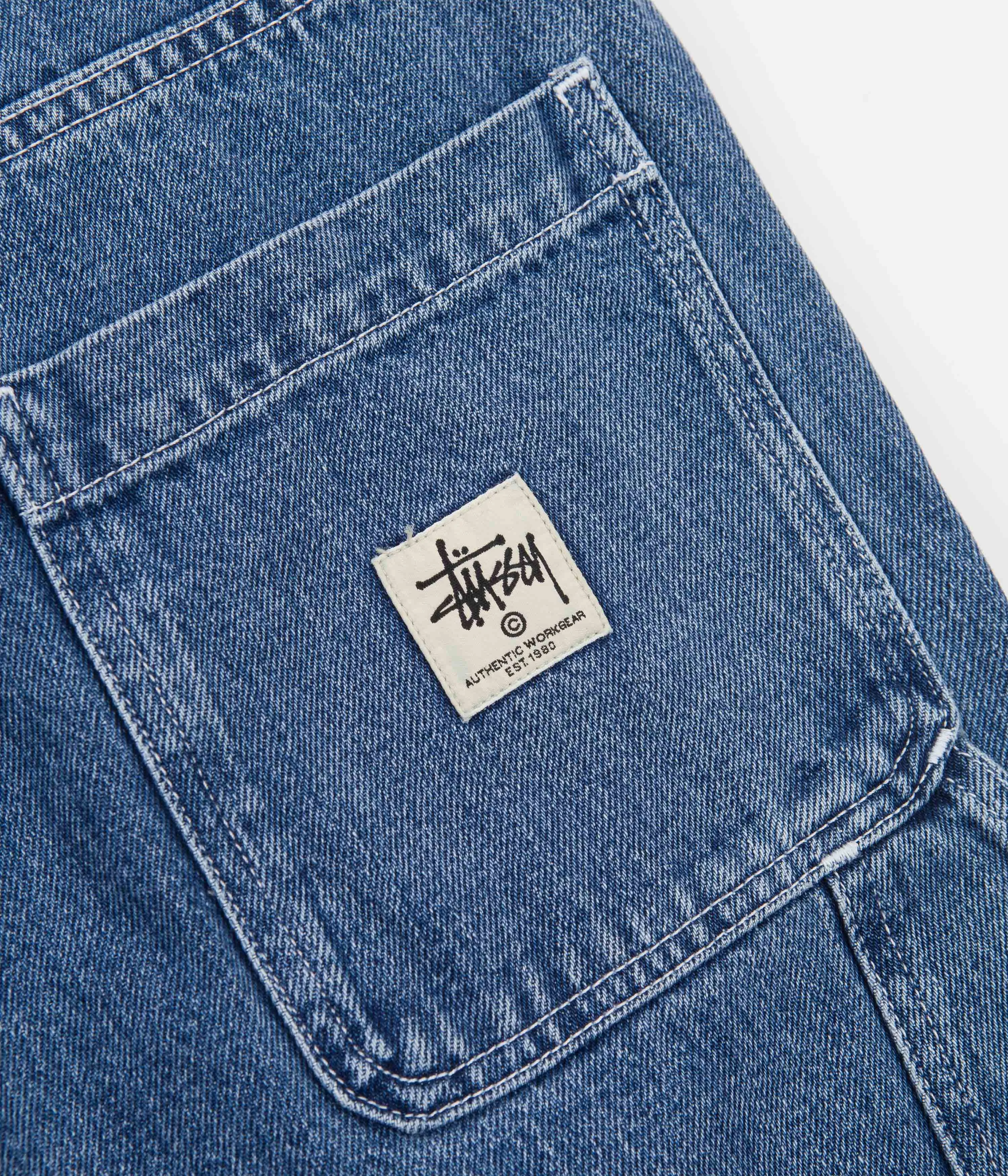 Stussy Denim Work Pants - Blue