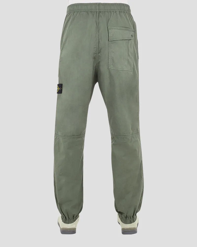 SUPIMA® COTTON TWILL STRETCH-TC Cargo pants - musk