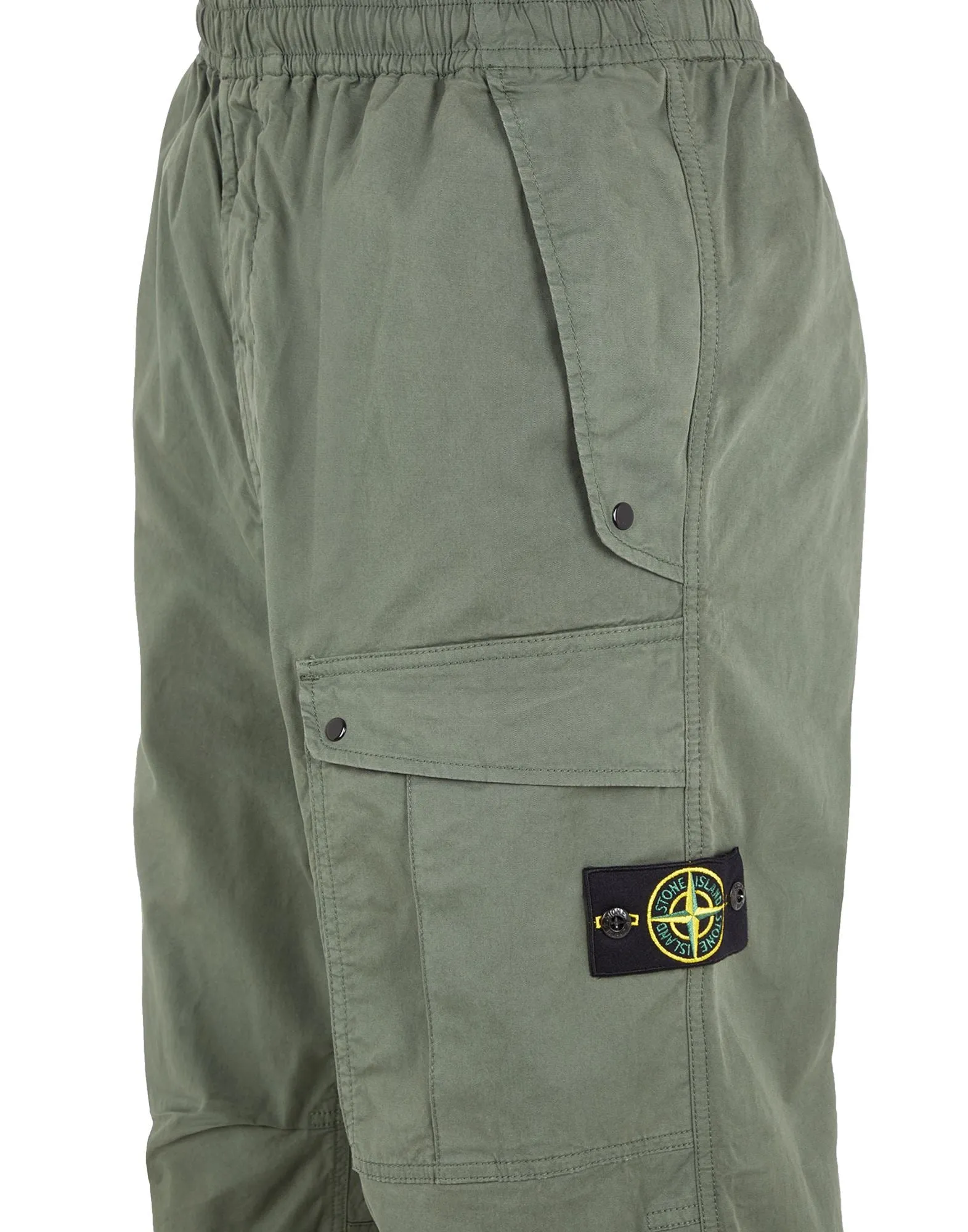 SUPIMA® COTTON TWILL STRETCH-TC Cargo pants - musk