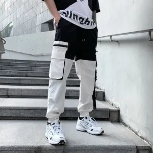 Techwear Pants Baggy Joggers for Men Punk Clothes Japanese Streetwear Cool Goth Jogger