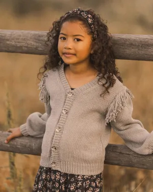 The Fringe Cardigan by Rylee   Cru - Laurel - BABY