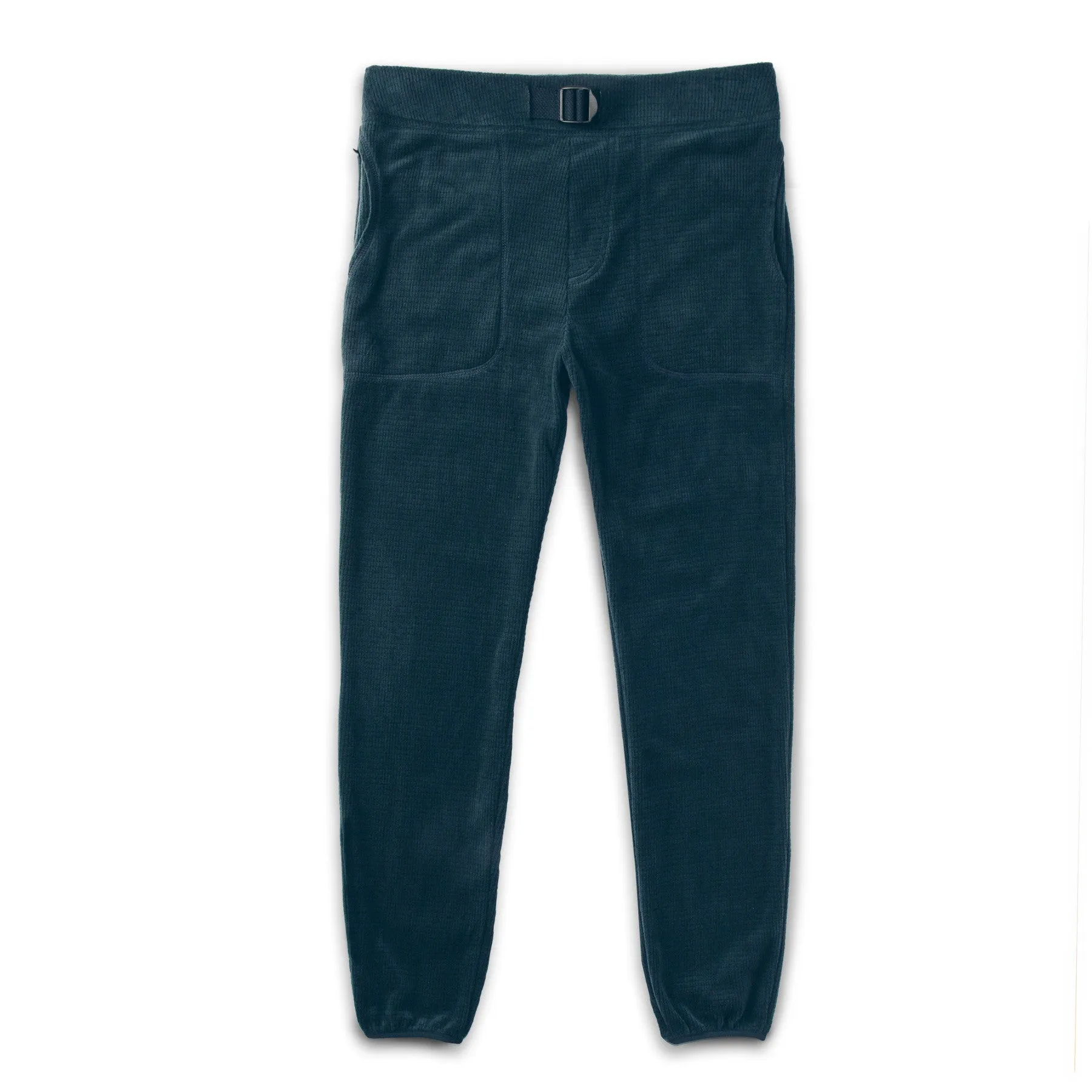 The Pack Pant in Midnight Polartec Fleece