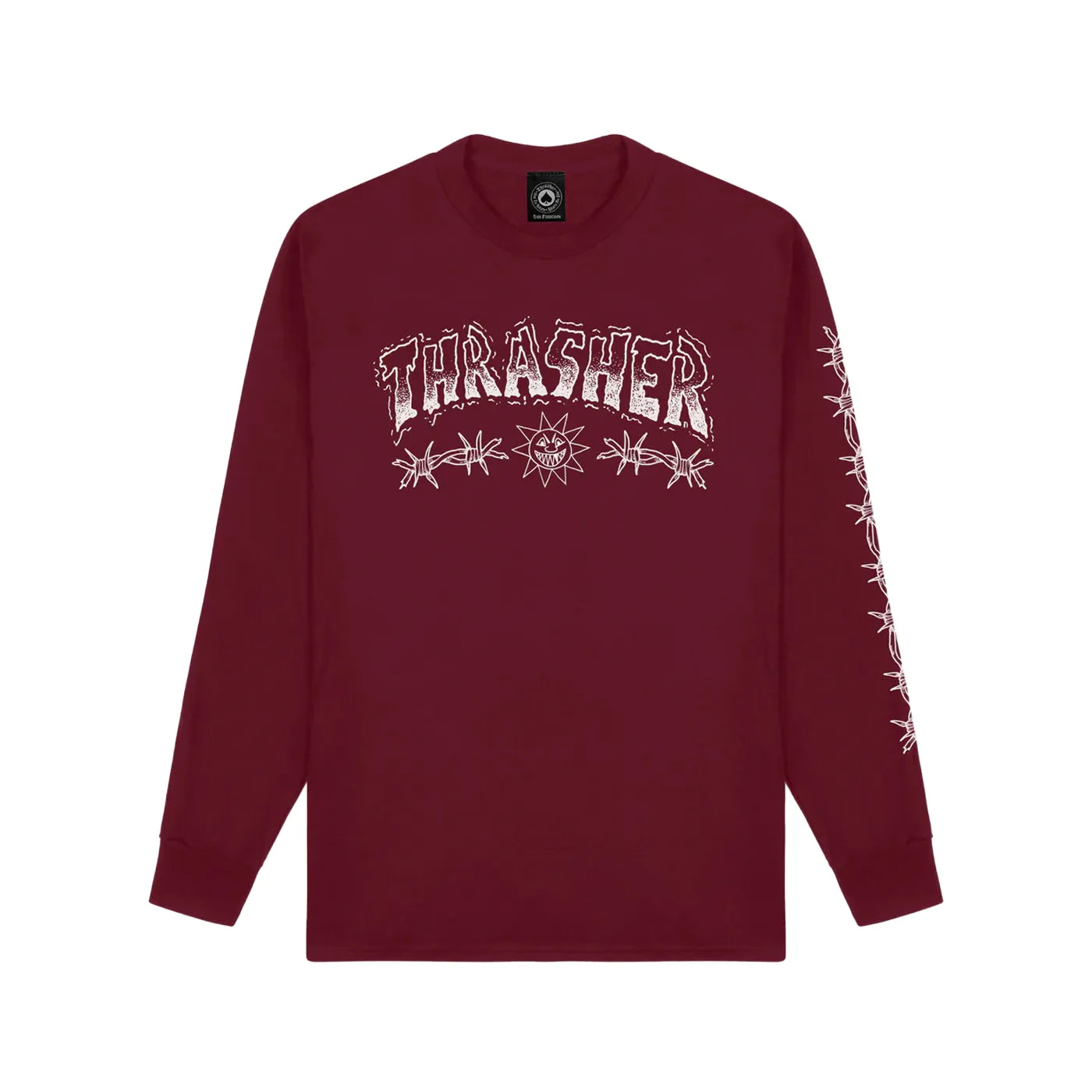 Thrasher Barbed Wire Long Sleeve Tee