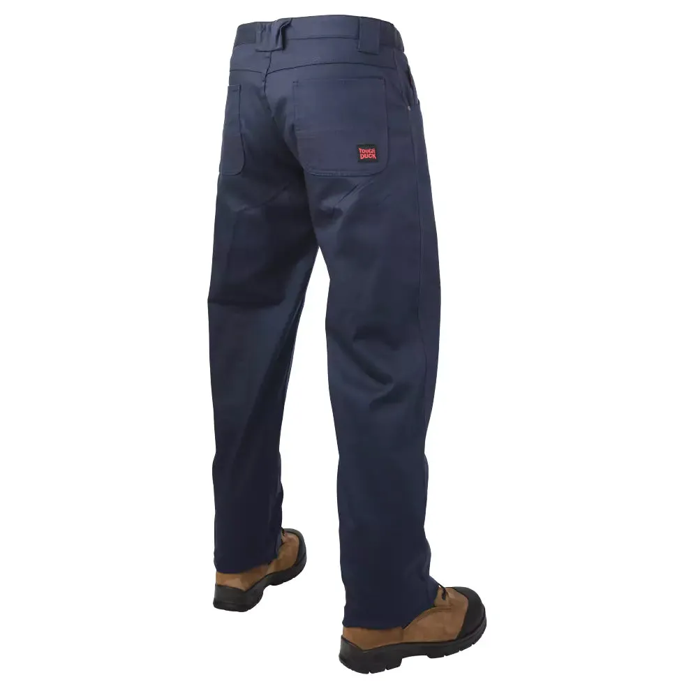 Tough Duck Relaxed Fit Flat Front Flex Twill Pant with Expandable Waist - WP09