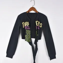 Trap Girls Long Sleeve Crop Top