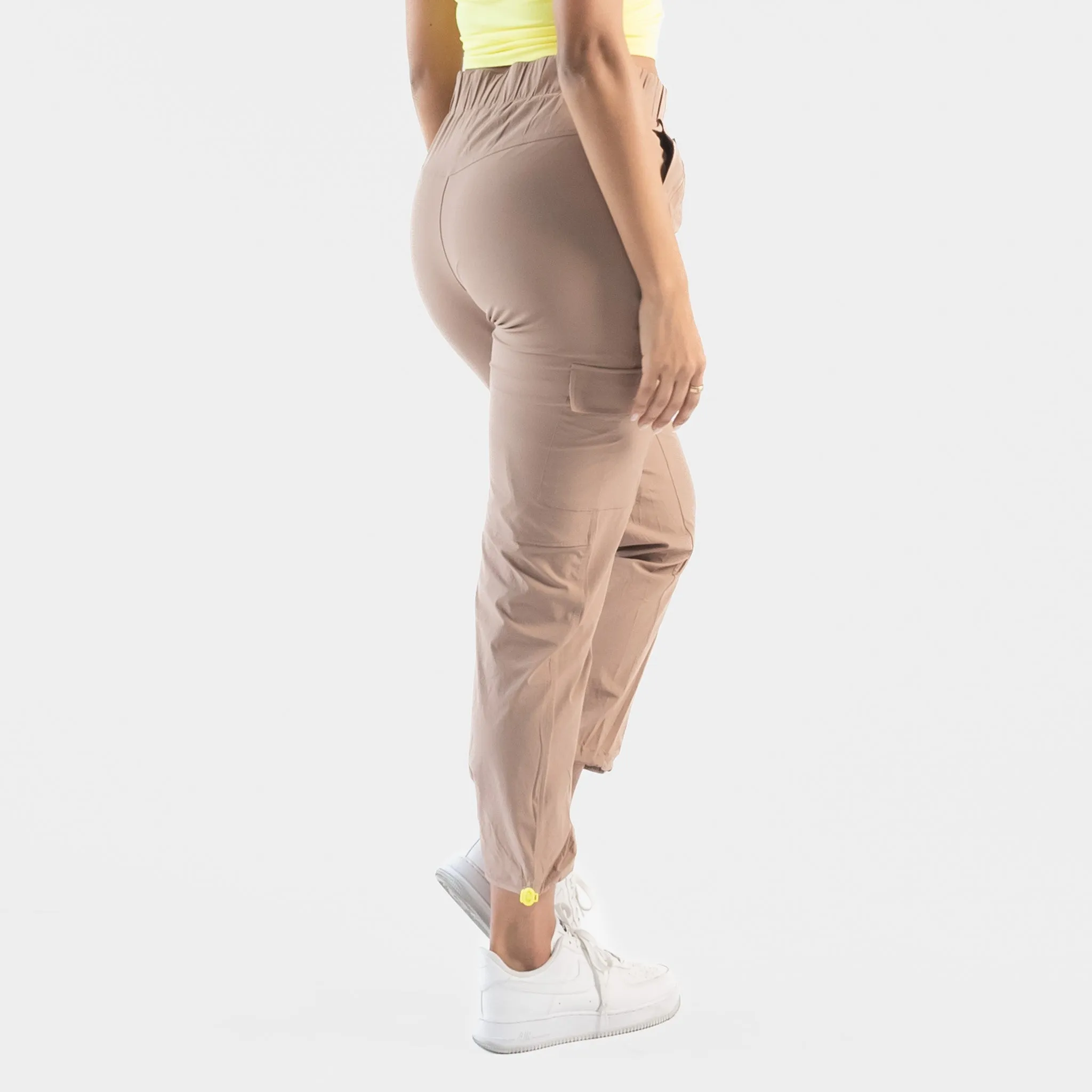 Trek Pants - Portabella & Yellow