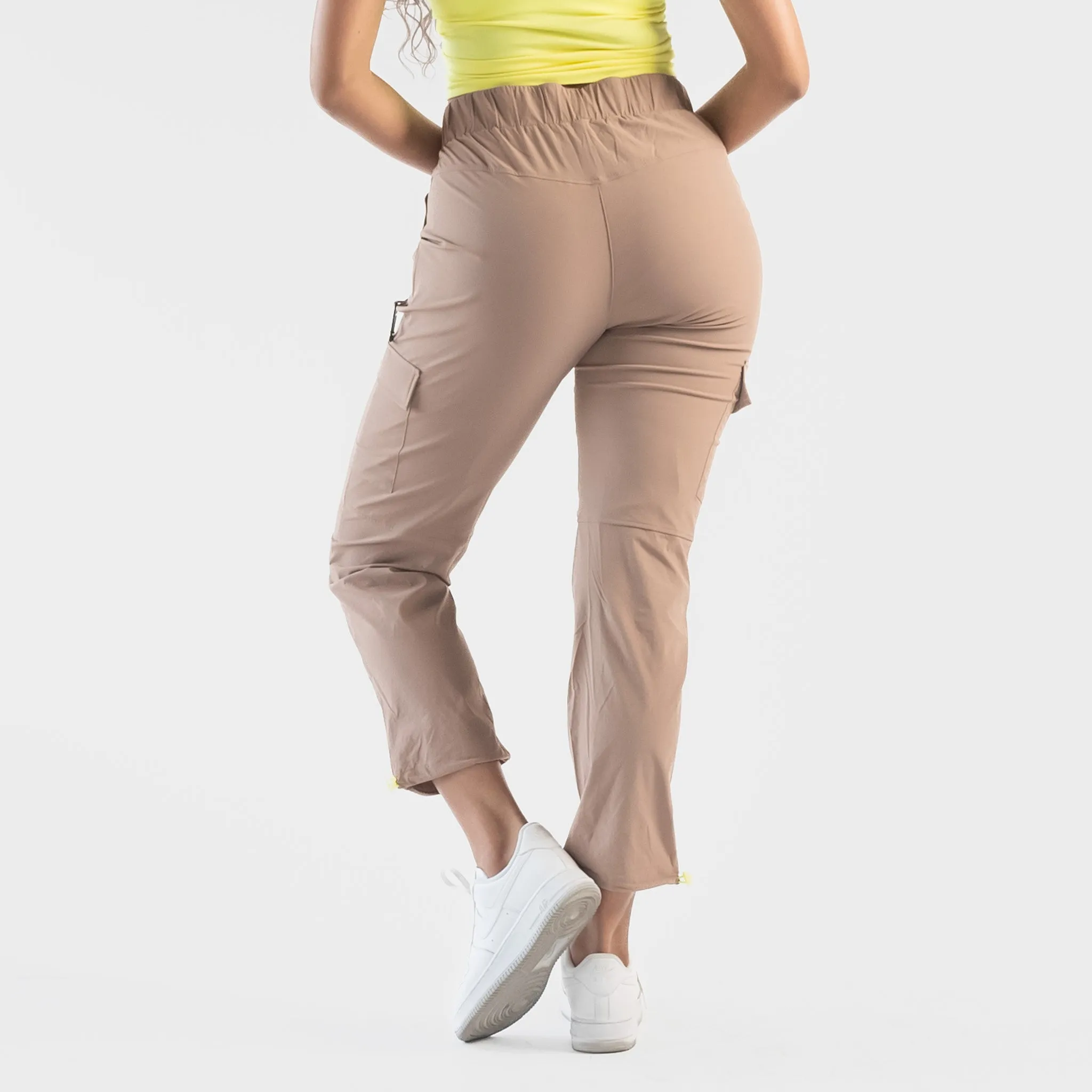 Trek Pants - Portabella & Yellow