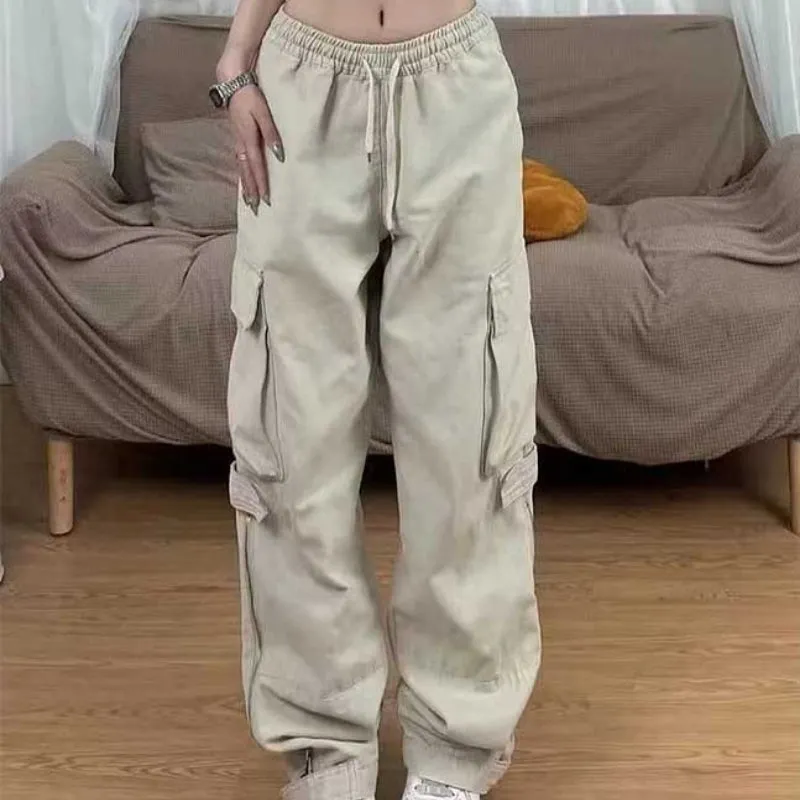 Trendy Streetwear Loose Cargo Pants for Women