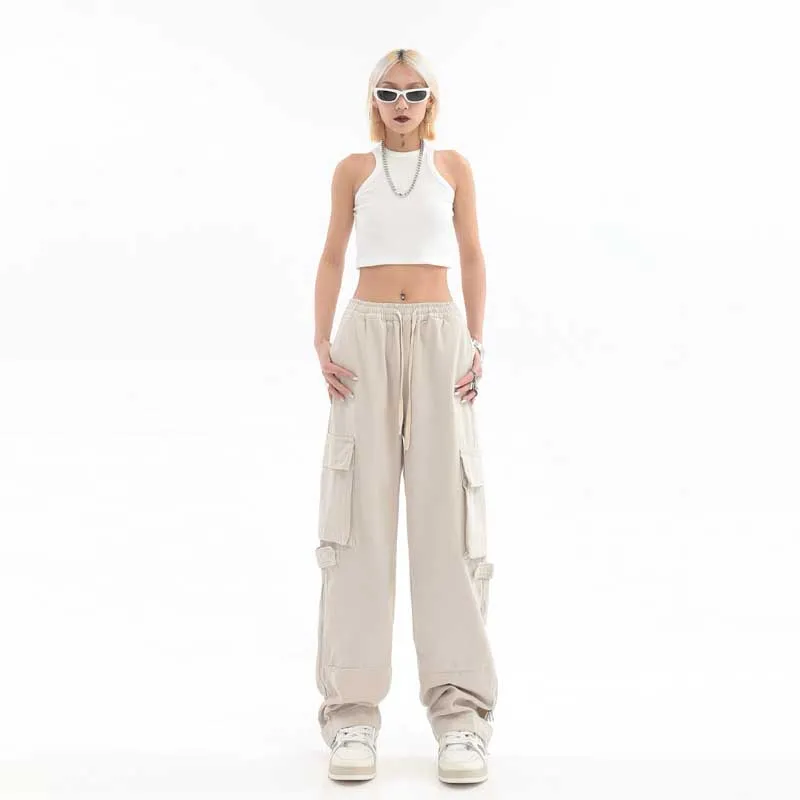 Trendy Streetwear Loose Cargo Pants for Women