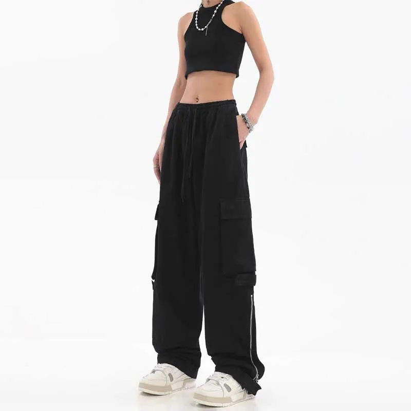 Trendy Streetwear Loose Cargo Pants for Women