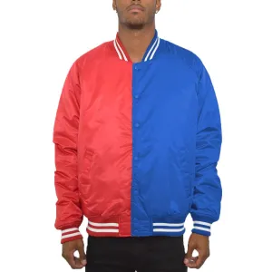 Two Tone Varsity Bomber Jacket