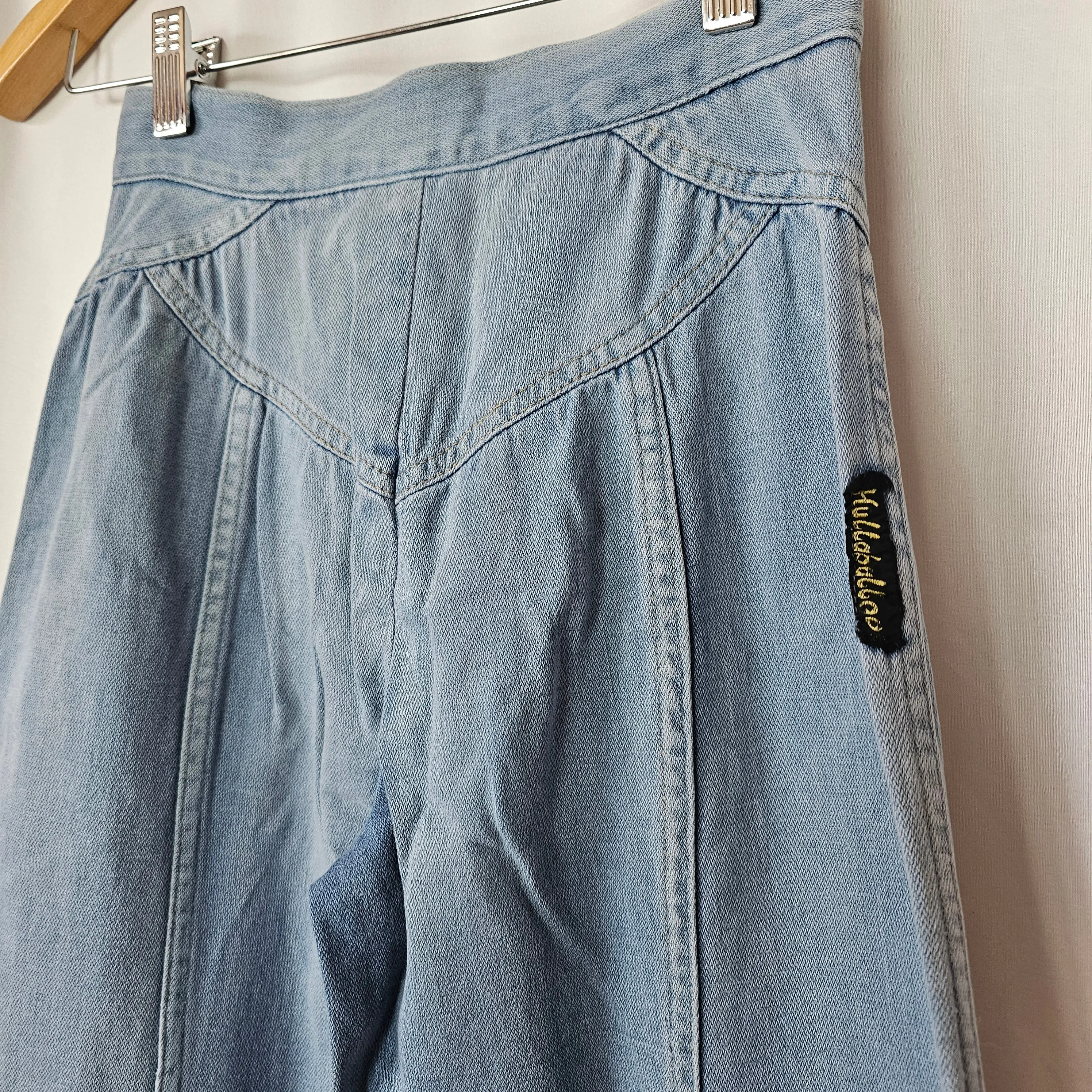 Vintage 1970s Hullabaloo original Denim Jeans - High Waist • Bell Bottom’s XXS 6/7