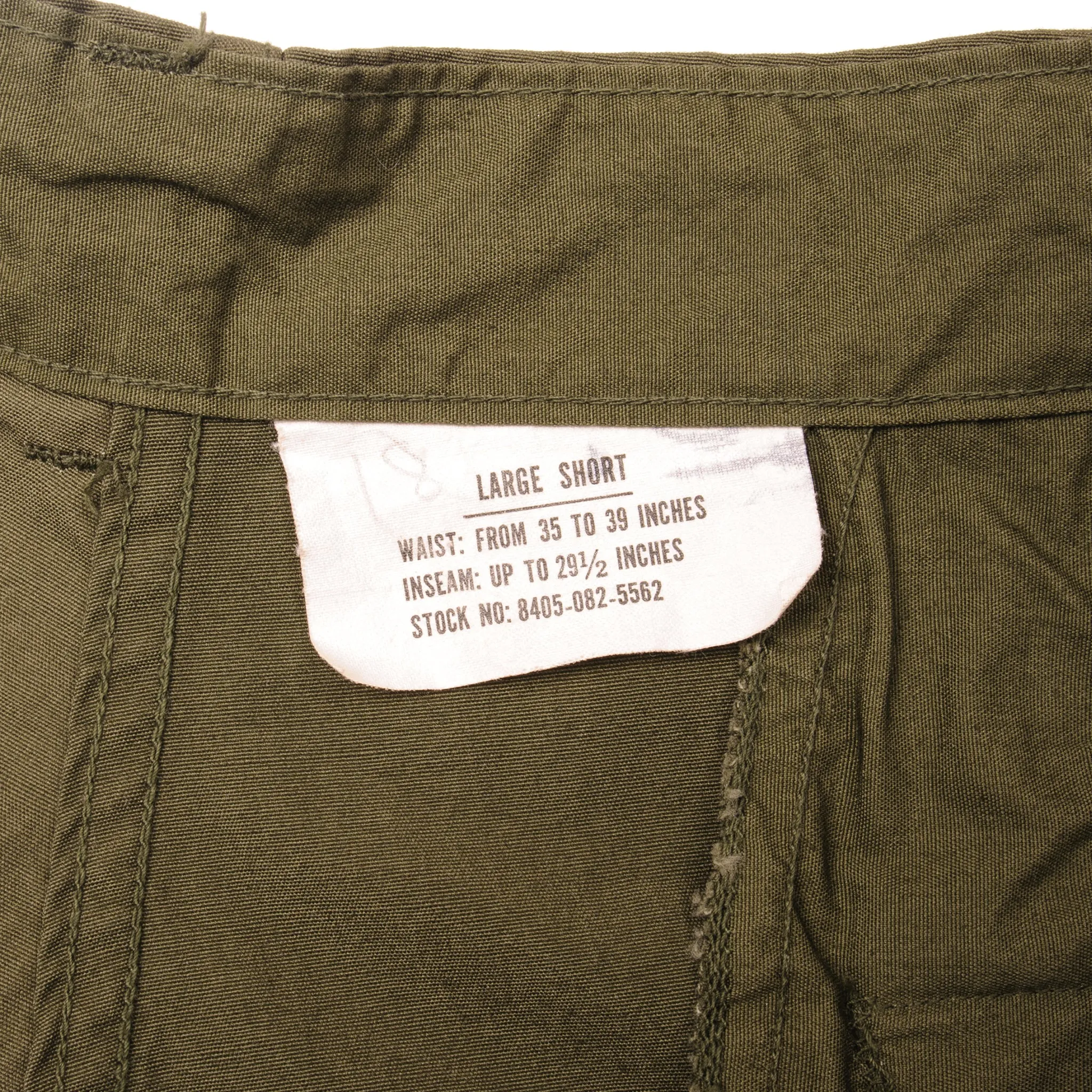 VINTAGE US ARMY TROPICAL COMBAT PANTS 4TH PAT 1966 VIETNAM LARGE SHORT DEADSTOCK