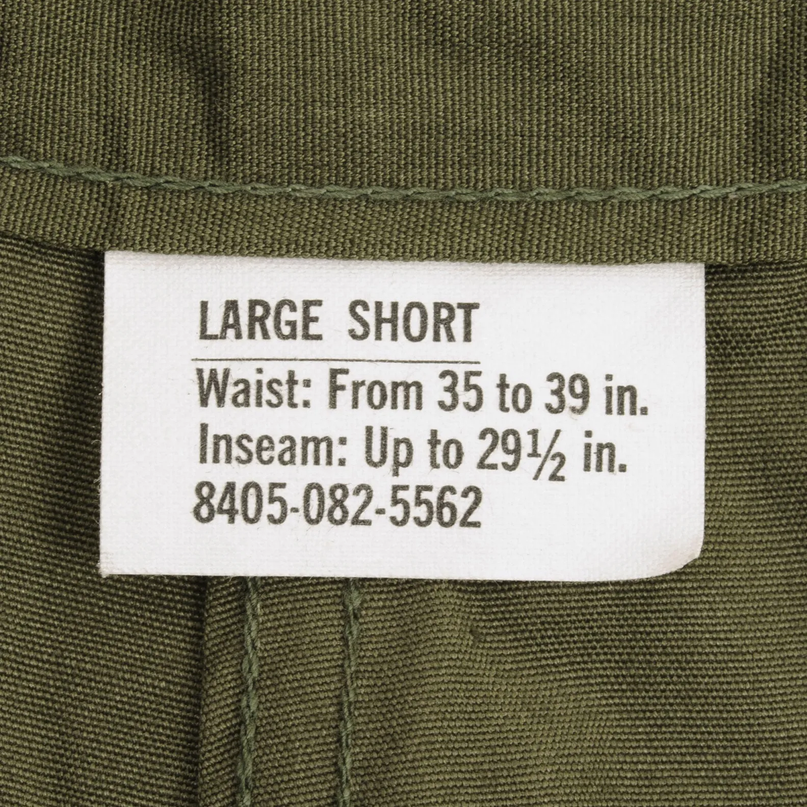 VINTAGE US ARMY TROPICAL COMBAT TROUSERS 1966 VIETNAM WAR LARGE SHORT NOS NEW