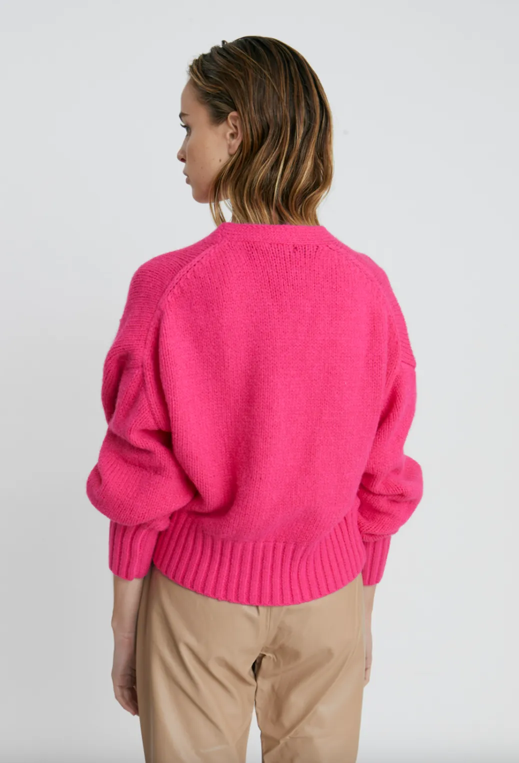 Virgin Cardigan - Hot Pink