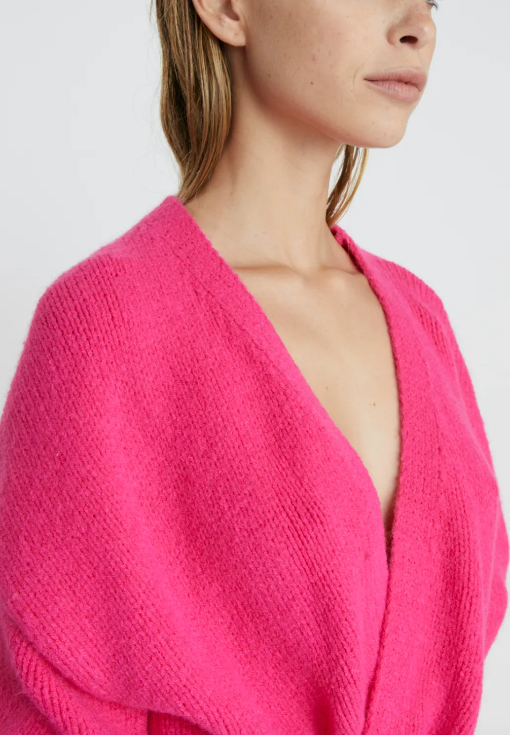 Virgin Cardigan - Hot Pink