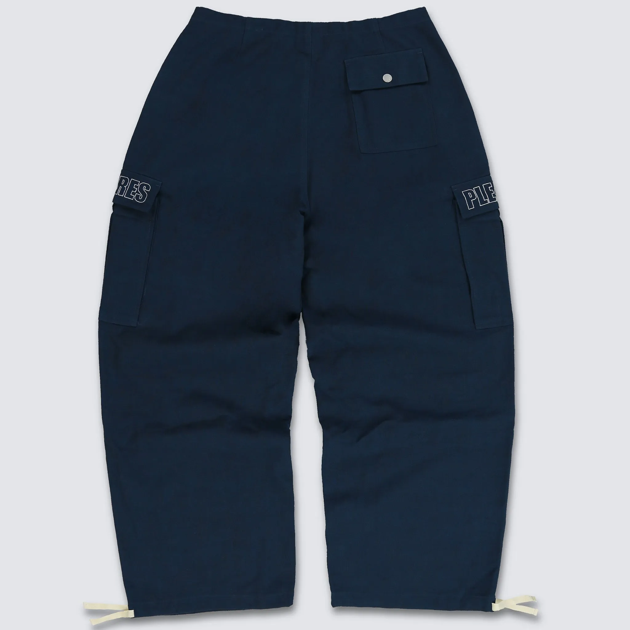 VISITOR WIDE FIT CARGO PANTS (Washed Navy)