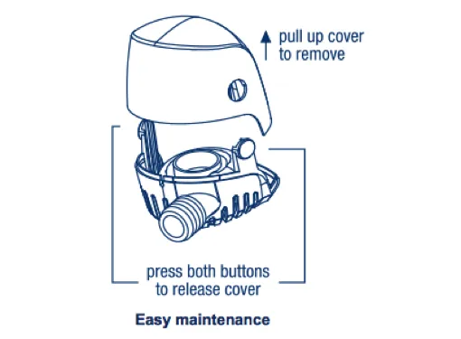 Whale Orca 2000 Electric Bilge Pump 12 & 24V