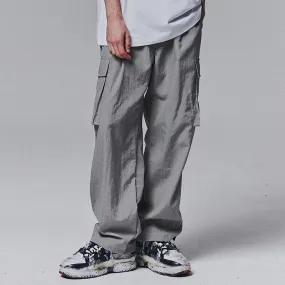 Wiaofellas Oversized Cargo Pants Men Fashion Retro Pocket Casual Pants Men Streetwear Hip-hop Loose Straight Wide Leg Pants Mens Trousers