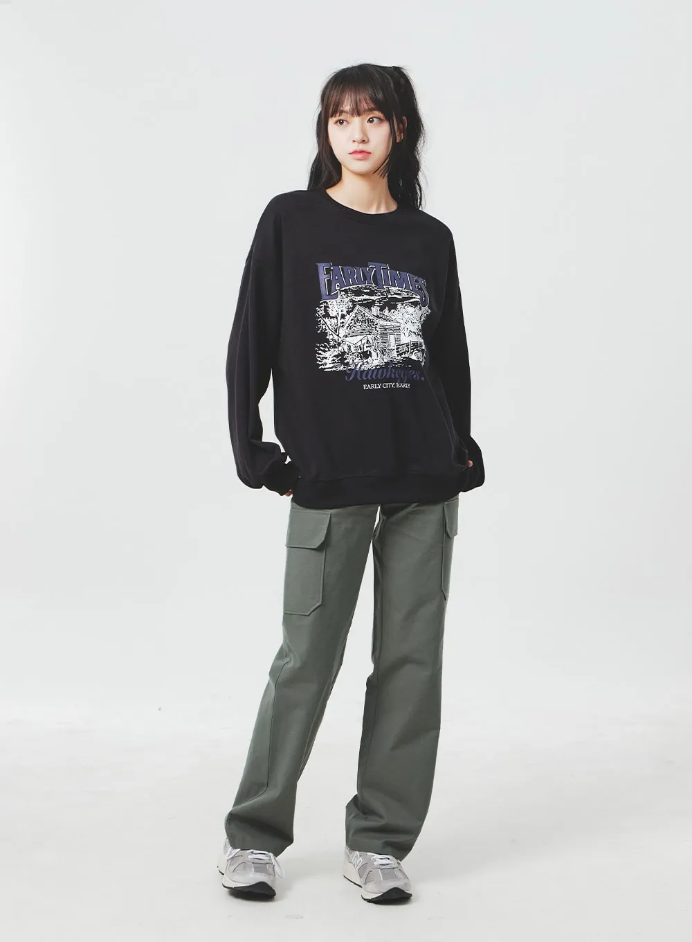 Wide Leg Cargo Pants BA305