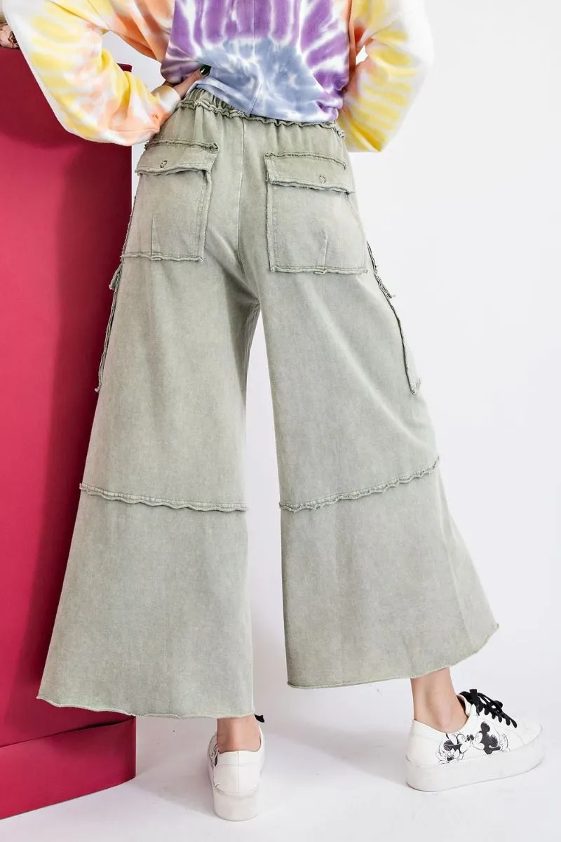 Wide Leg Cargo Pants