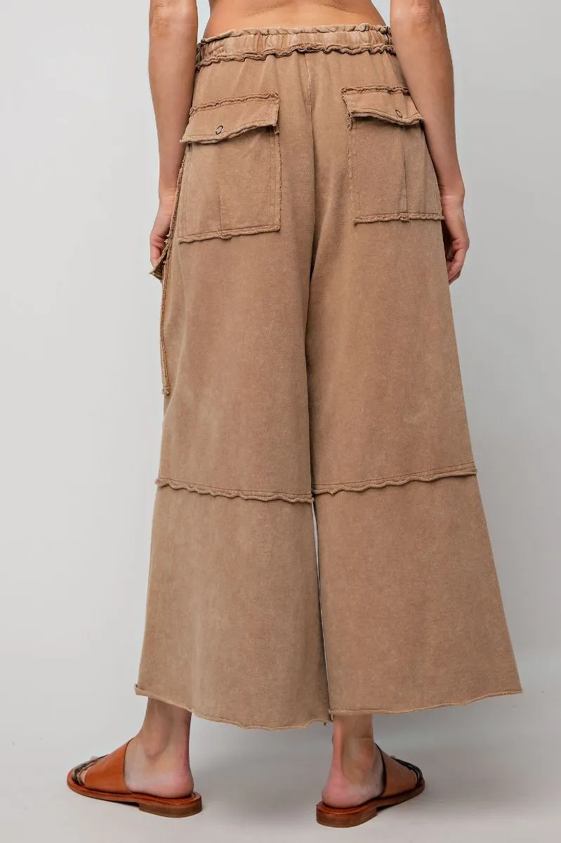 Wide Leg Cargo Pants