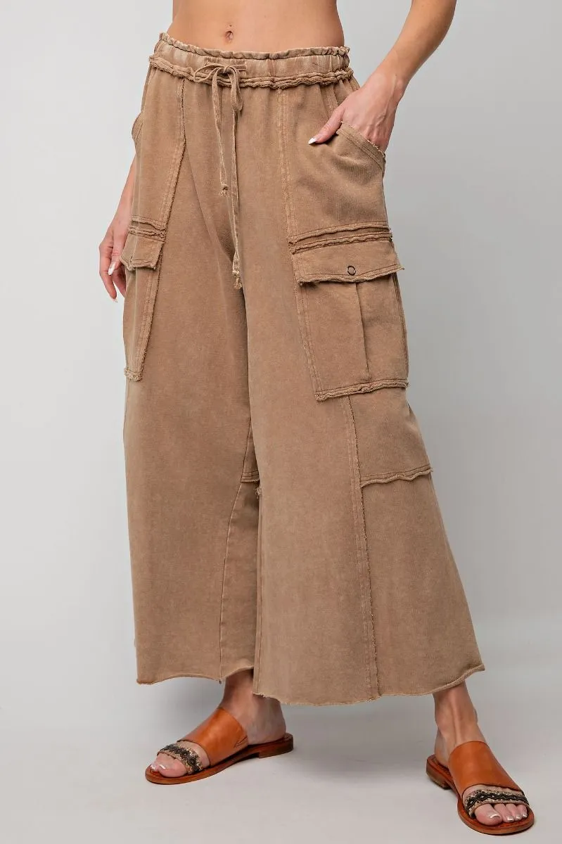 Wide Leg Cargo Pants