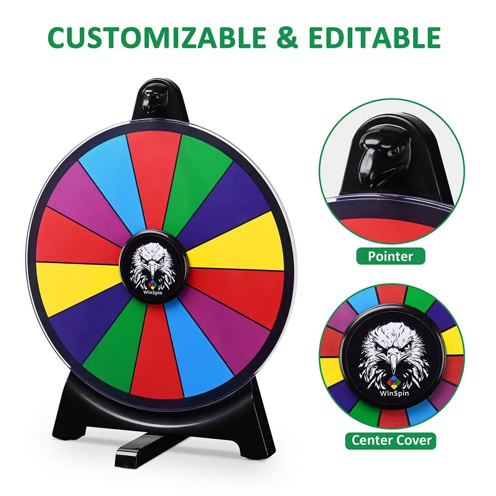 WinSpin 12" Dry Erase Spin Prize Wheel