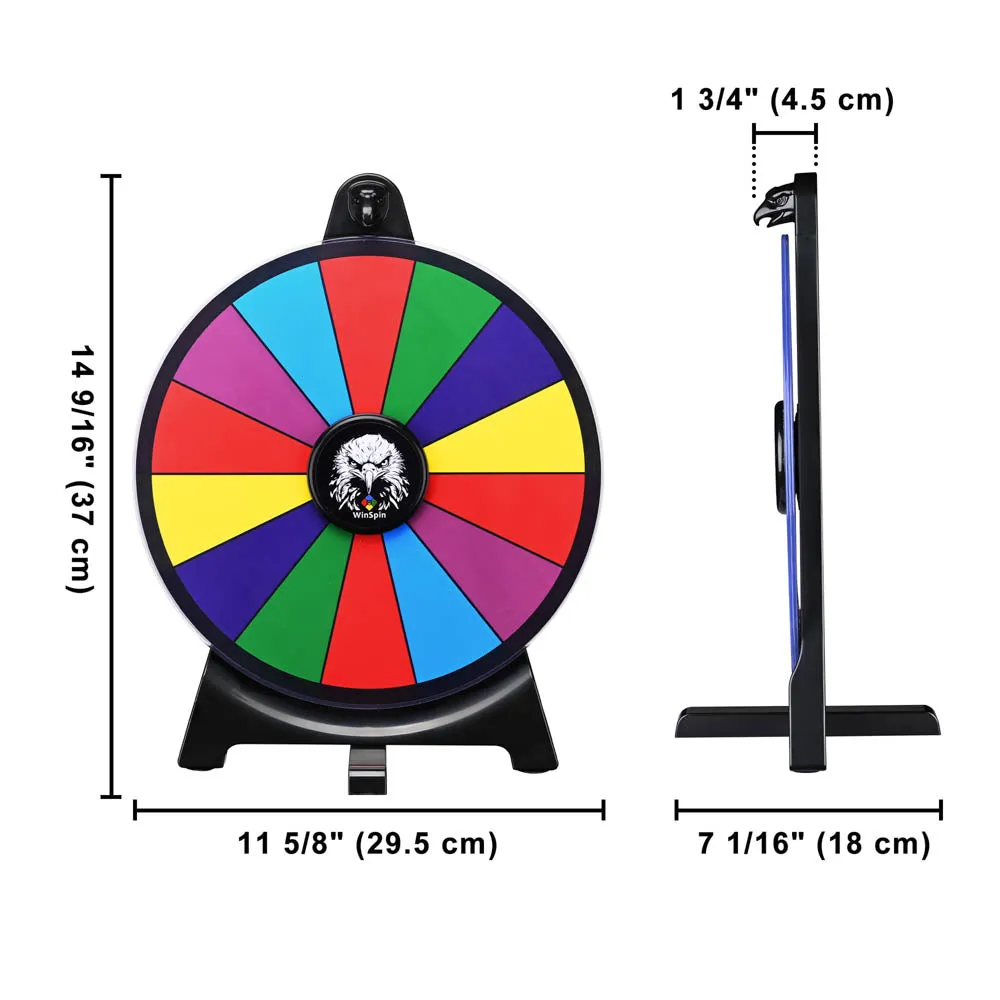 WinSpin 12" Dry Erase Spin Prize Wheel