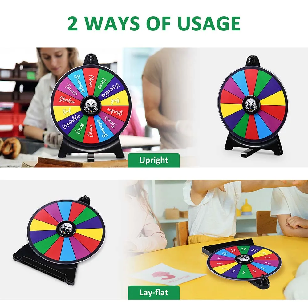 WinSpin 12" Dry Erase Spin Prize Wheel