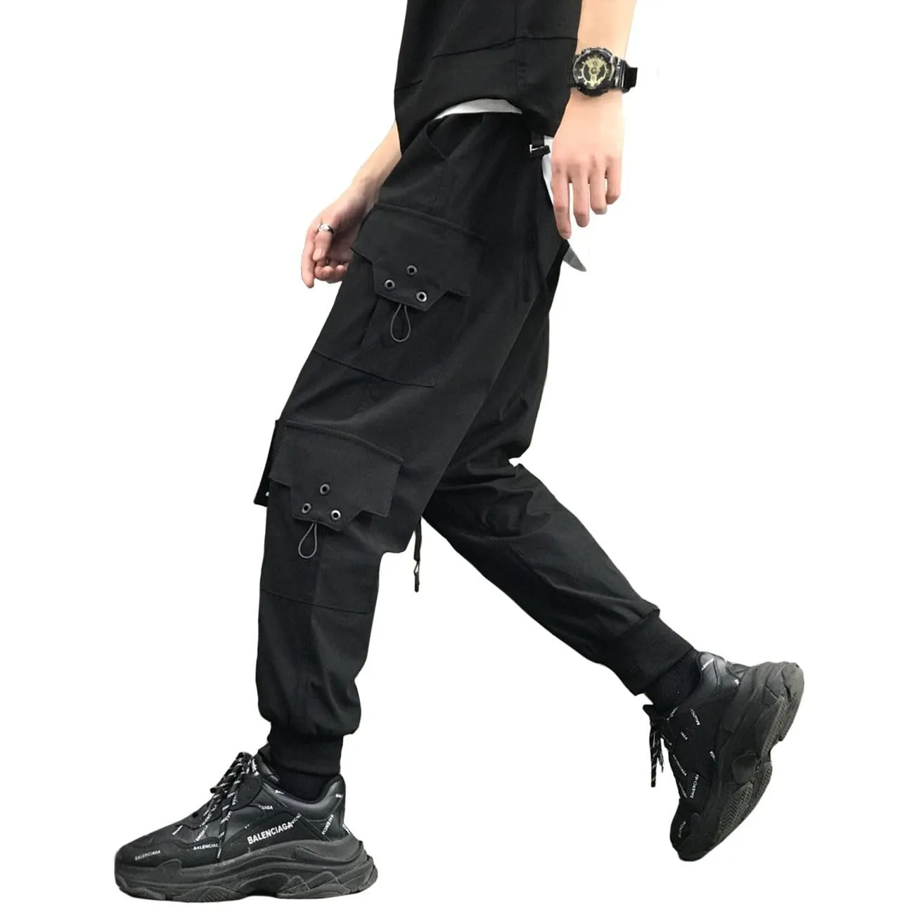 WLS Punk Multi Pockets Cargo Pants