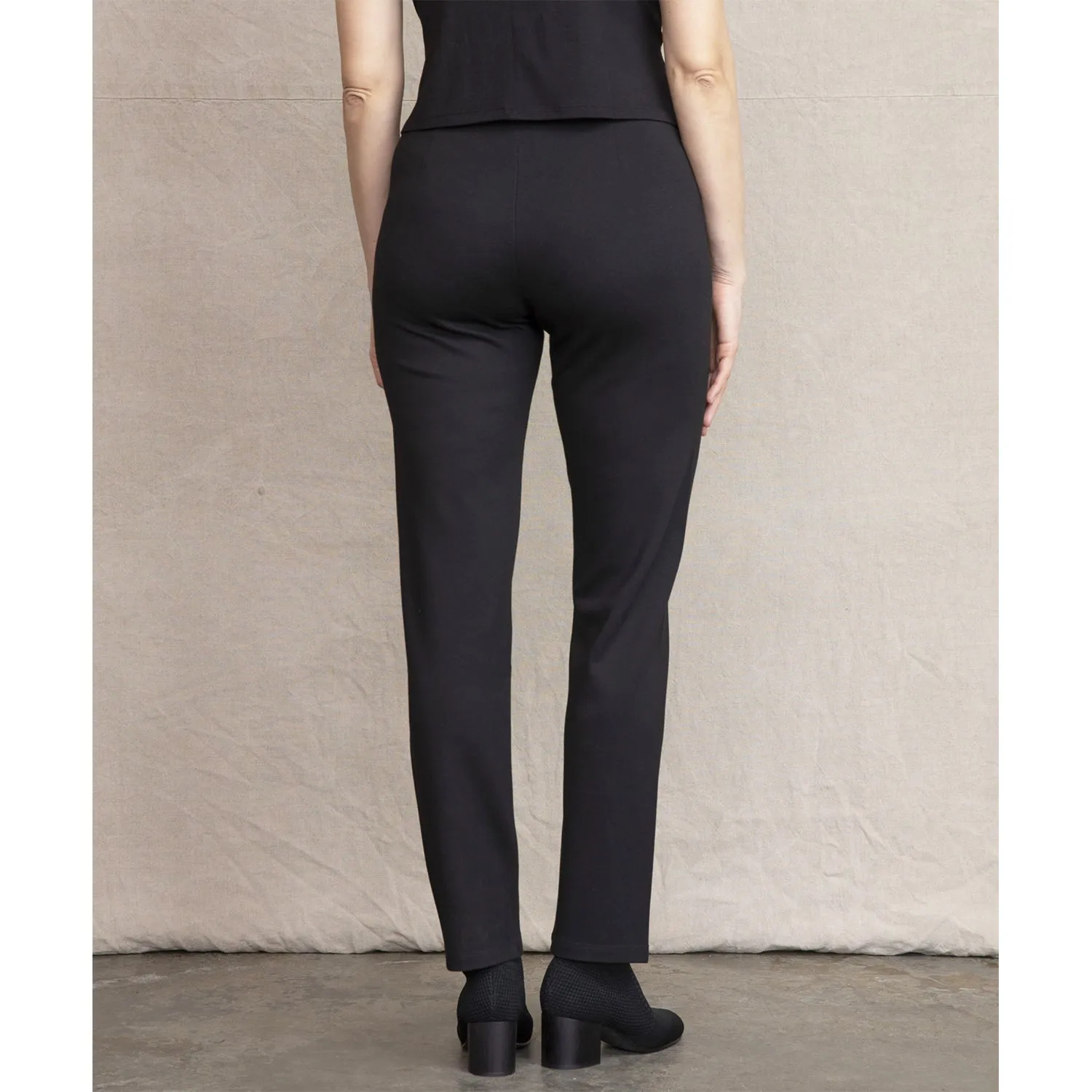 Women's Habitat Ponte Straight Pant Black