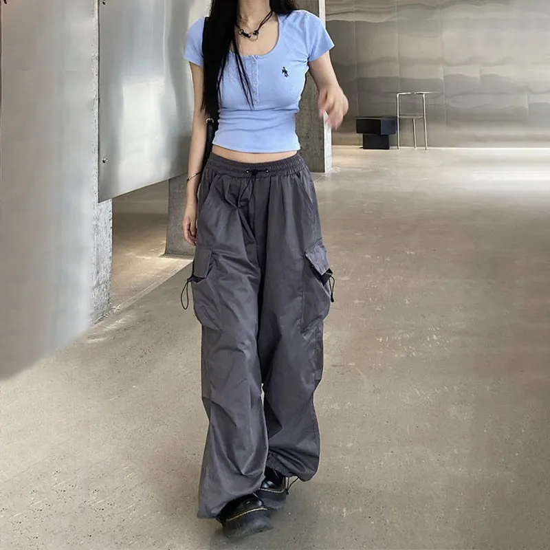 Y2K Trend Baggy Cargo Pants