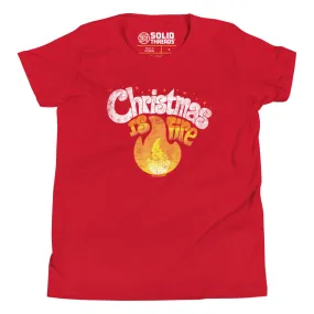 Youth Christmas is Fire Extra Soft T-Shirt