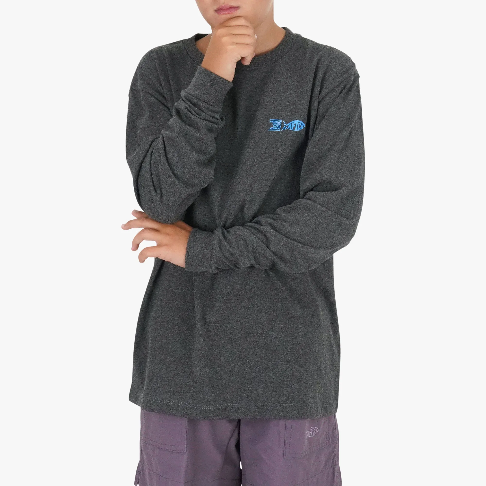 Youth Stacked LS T-Shirt