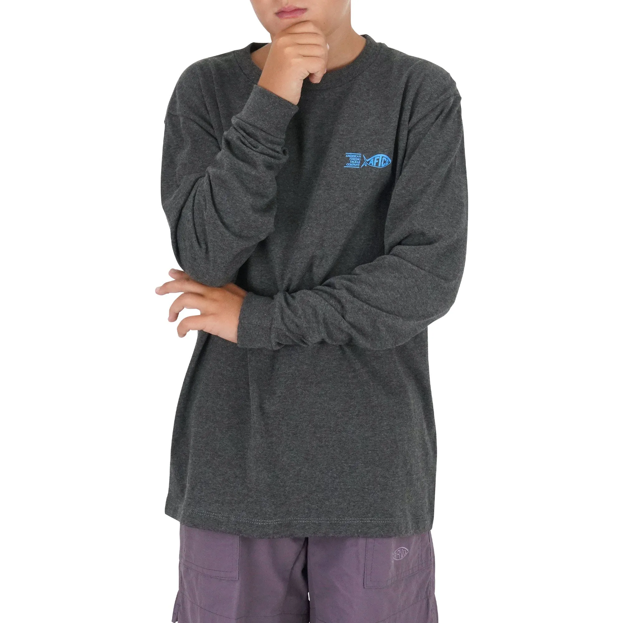 Youth Stacked LS T-Shirt